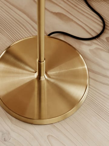 Clam lampa podłogowa 128 cm - Opal-brass - Fritz Hansen