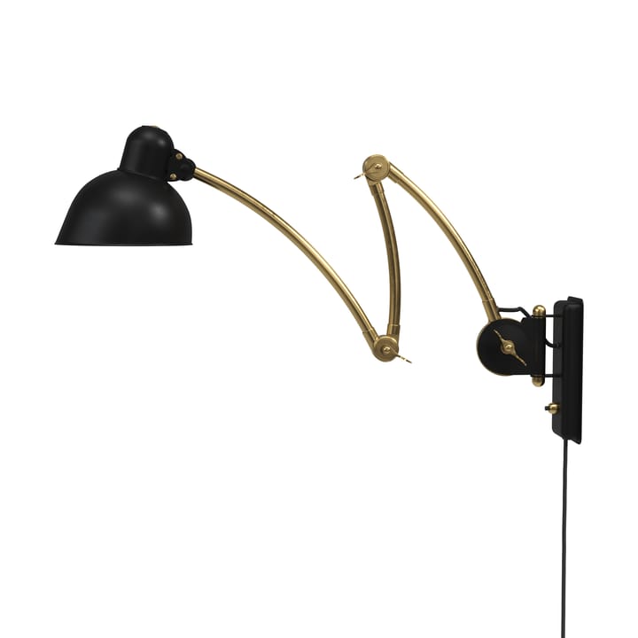 Lampa ścienna Kaiser Idell 6559-W - Matt black-brass - Fritz Hansen