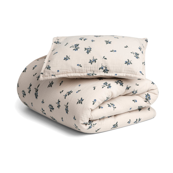 Zestaw pościeli Blueberry Muslin junior - 100x140 cm/40x45 cm - Garbo&Friends