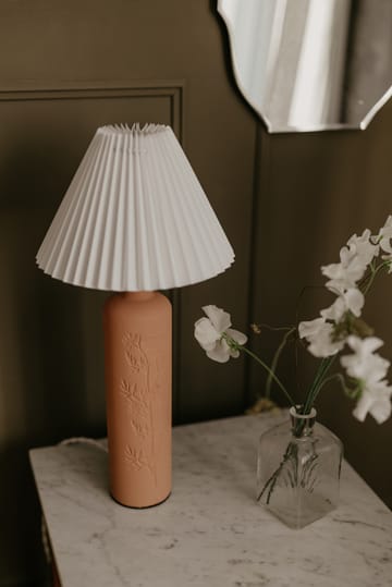 Lampa stołowa Flora 46 cm - Terakota - Globen Lighting