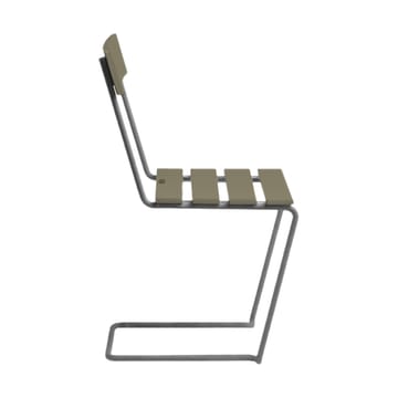 Krzesło 1 - Jasnozielony dąb-stal galwanizowana - Grythyttan Stålmöbler