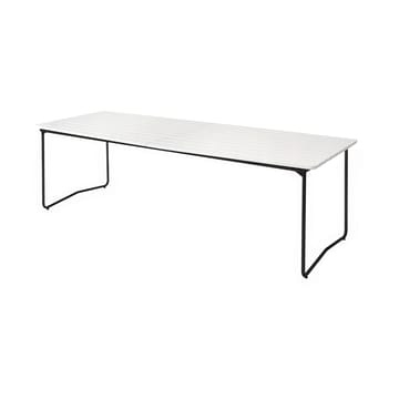 Stół do jadalni Table B31 230 cm - Dąb lakierowany na biało-czarny - Grythyttan Stålmöbler