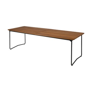 Stół do jadalni Table B31 230 cm - Drewno tekowe nieobrobione-czarny - Grythyttan Stålmöbler