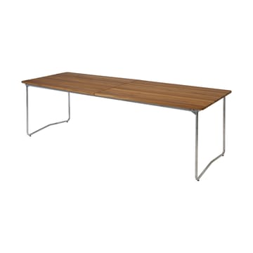 Stół do jadalni Table B31 230 cm - Drewno tekowe nieobrobione - ocynkowane - Grythyttan Stålmöbler