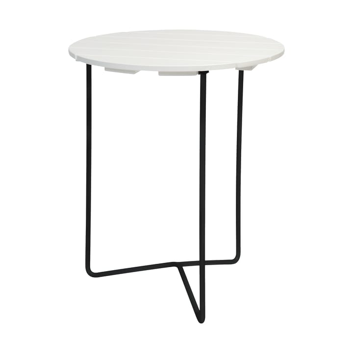 Stolik Table 6B Ø60 cm - Dąb olejowany na biało-czarny - Grythyttan Stålmöbler