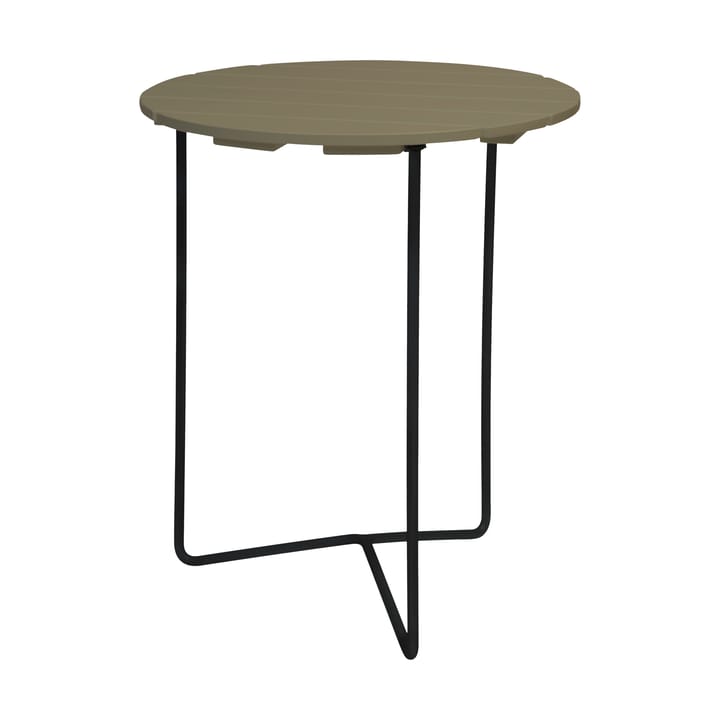 Stolik Table 6B Ø60 cm - Jasnozielony dąb-czarny - Grythyttan Stålmöbler