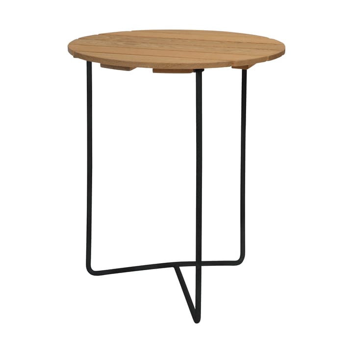 Stolik Table 6B Ø60 cm, Olejowany dąb-czarny Grythyttan Stålmöbler