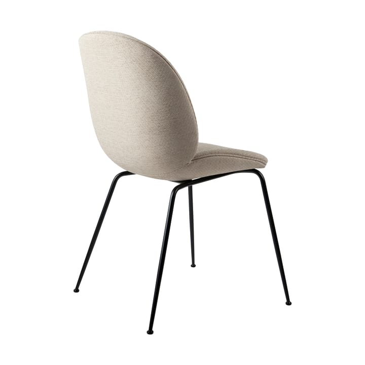 Beetle dining chair fully upholstered conic base, Tempt 61168-black matowy GUBI