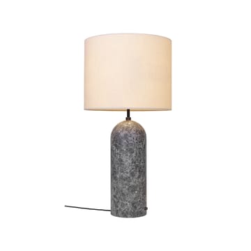 GraBiałyy XL lampa podłogowa - szary marmur/canvas, low - GUBI