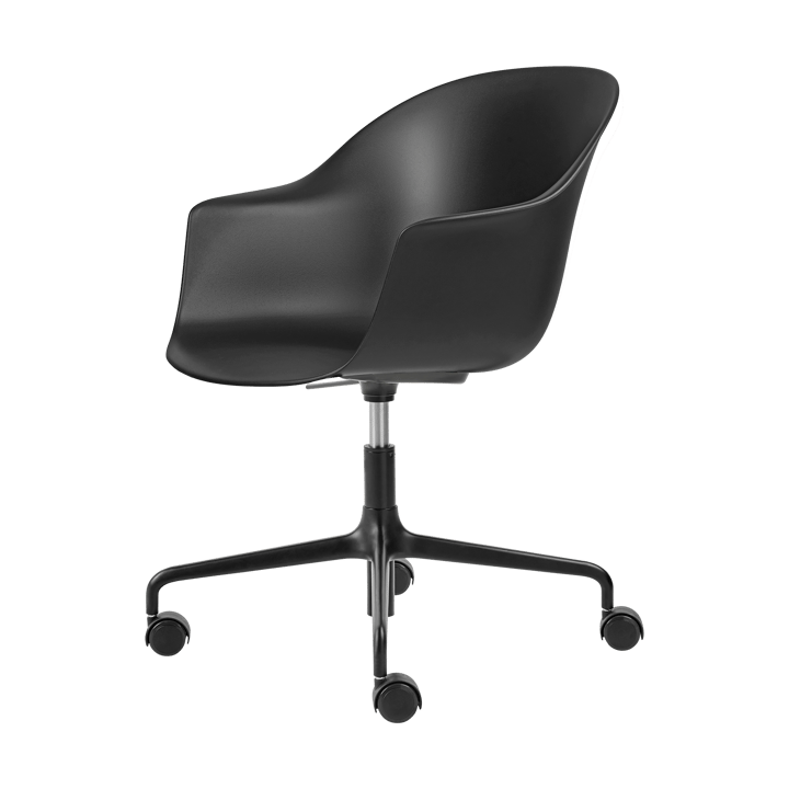 Krzesło biurowe Bat Meeting Chair - Black-black - GUBI