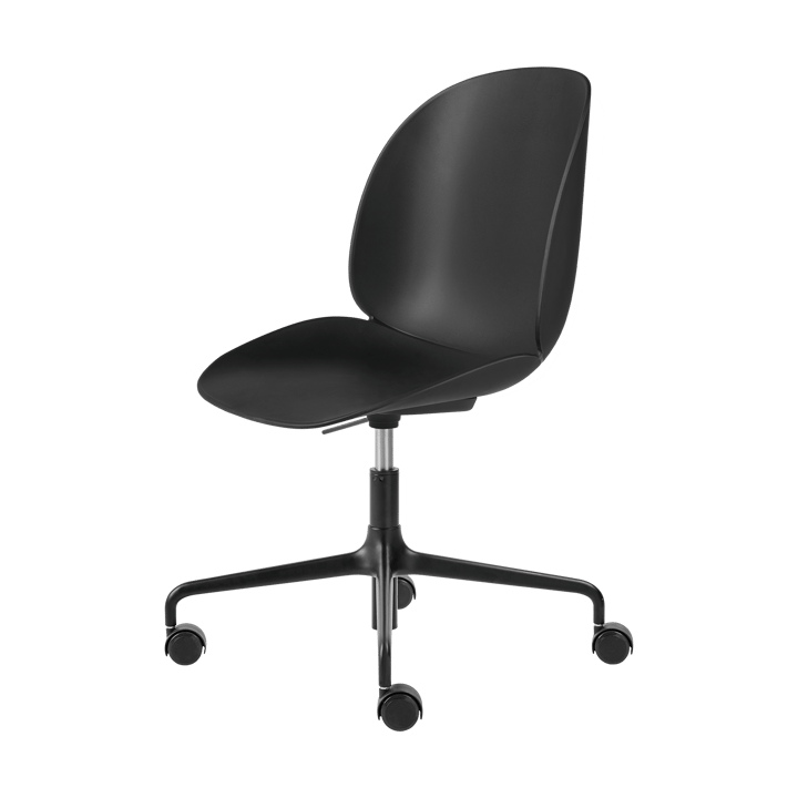 Krzesło biurowe Beetle Meeting Chair, Black-black GUBI