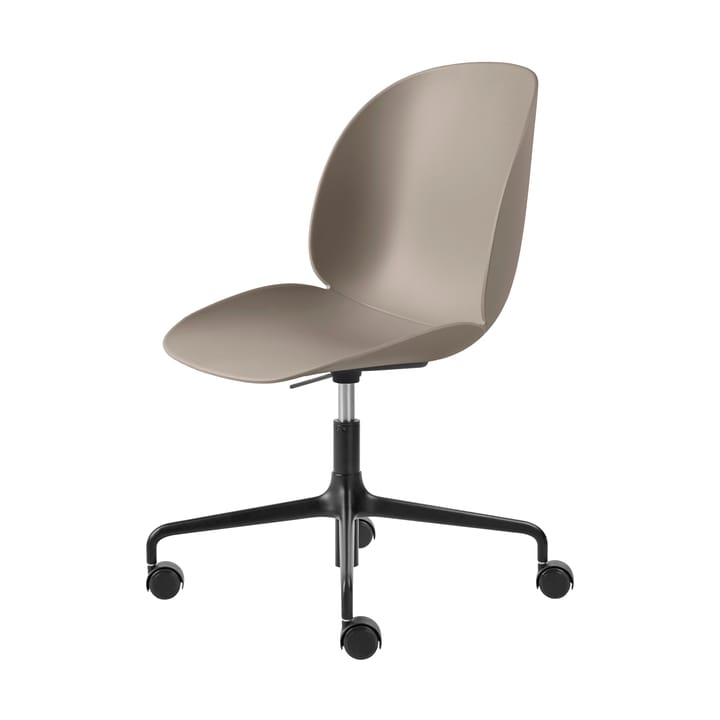 Krzesło biurowe Beetle Meeting Chair - New beige-black - GUBI