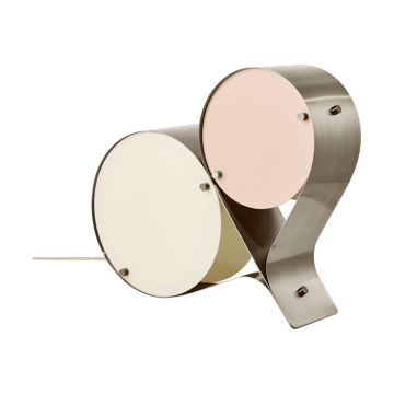 Lampa stołowa Coppia - Ivory & blush - GUBI