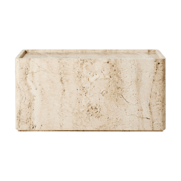 Pietra stolik 30x80x40 cm - Neutral white travertine - GUBI