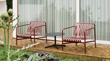 Fotel lounge Palissade Low   - Iron red - HAY