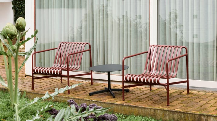 Fotel lounge Palissade Low  , Iron red HAY