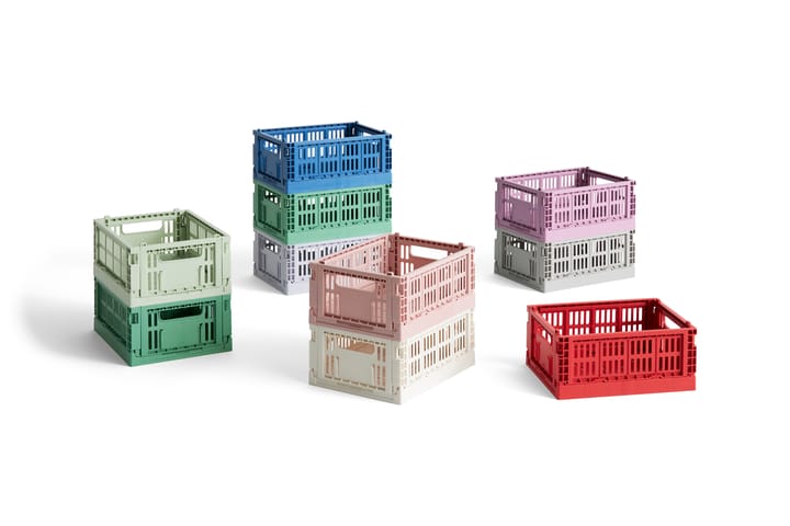 HAY Colour Crate Mini 2-pack 13x17 cm - Lavender - HAY