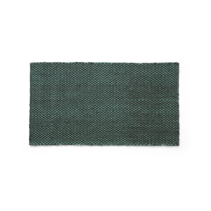 Kilimowy dywan Moiré 52x95 cm - Emerald green - HAY