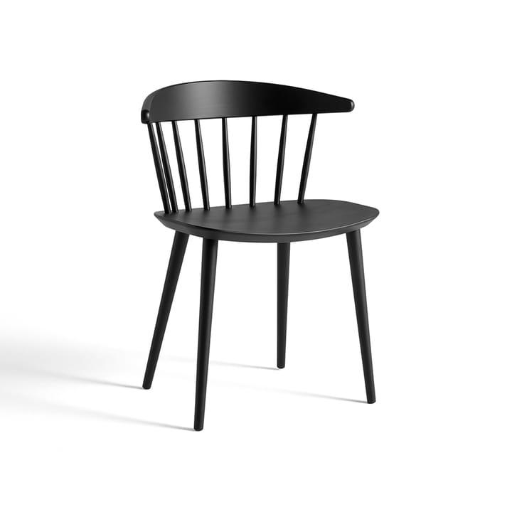 Krzesło J104 - Black lacquered beech - HAY