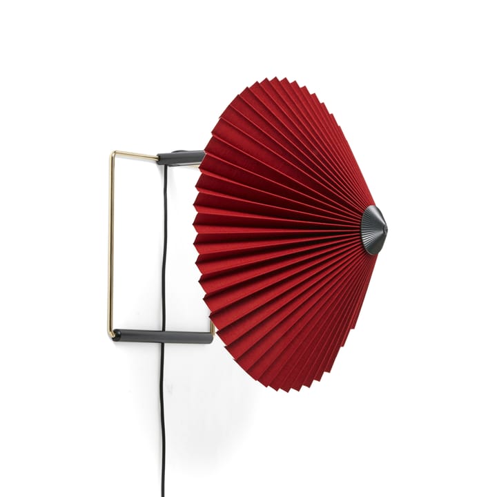 Lampa �ścienna Matin Ø30 cm - Oxide red shade - HAY