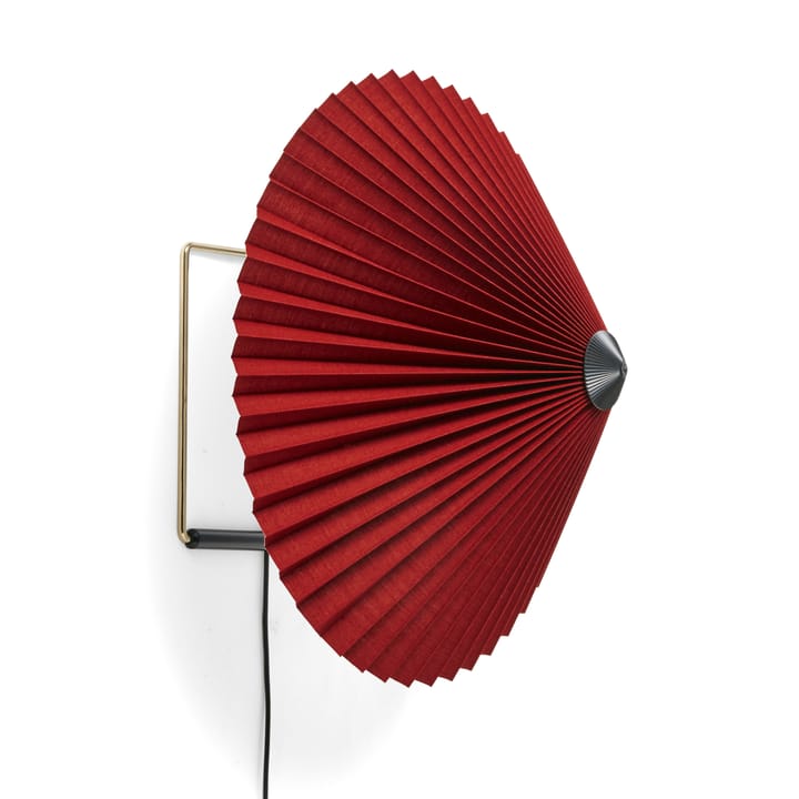 Lampa ścienna Matin Ø38 cm, Oxide red shade HAY