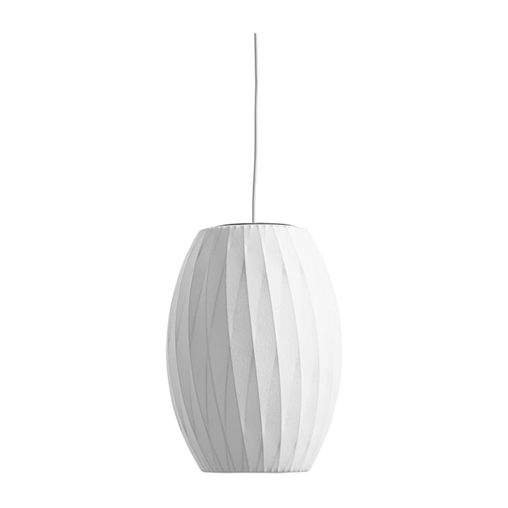 Lampa wisząca Nelson Bubble Cigar crisscross S - Off white - HAY