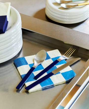 Pattern Dinner Check serwetki 40x40 cm 20-pak - Off white-blues M - HAY