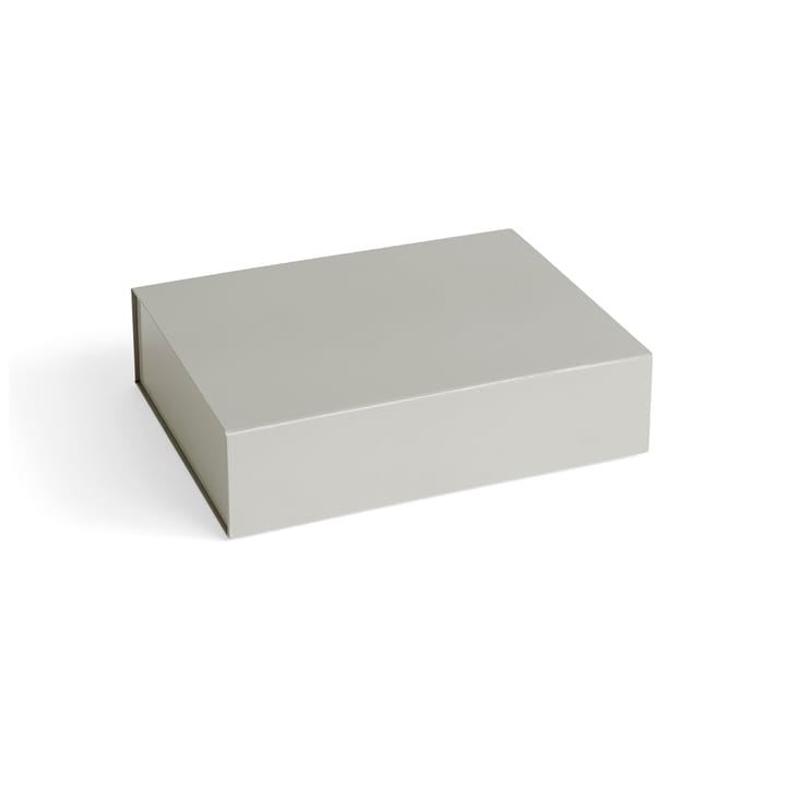 Pudełko z pokrywką Colour Storage S 25,5x33 cm - Grey (szare) - HAY