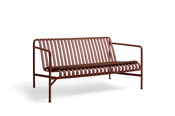 Sofa lounge Palissade  , Iron red HAY