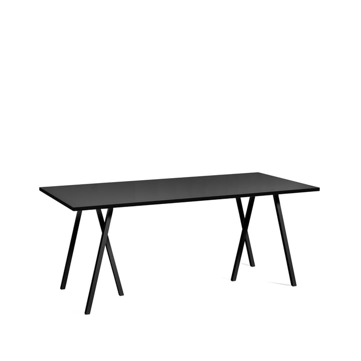 Stół do jadalni Loop Stand - Black linoleum-black, 180 cm - HAY