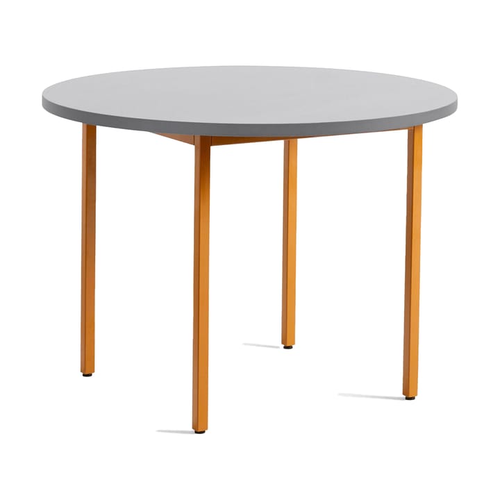 Stół do jadalni Two-Colour �Ø105 cm - Ochre-light grey - HAY