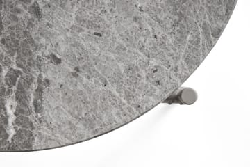 Stolik boczny Rebar Ø45 cm - Grey marble-fossil - HAY