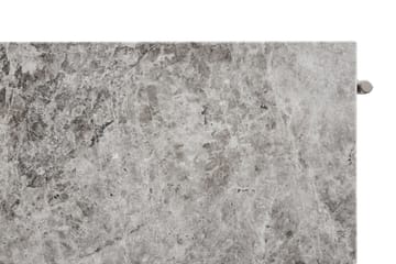 Stolik kawowy Rebar 80x84x33 cm - Grey marble-fossil - HAY