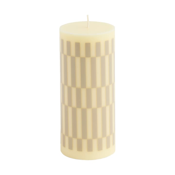 Świeca Column Candle small 15 cm - Cream-sand - HAY