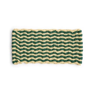 Wycieraczka Coco Stripe Wave - Dark green-white - HAY