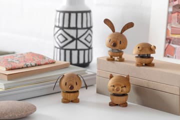 Hoptimist Bunny S statuetka - Oak - Hoptimist