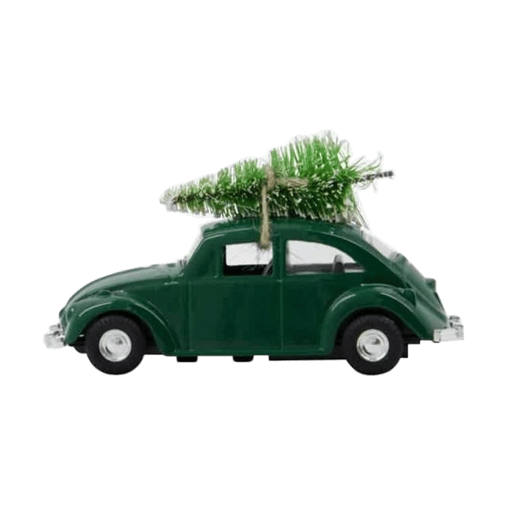 Dekoracja MINI Xmas Car - Zielony - House Doctor