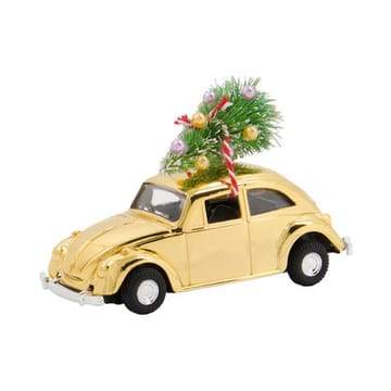 Dekoracja MINI Xmas Car - Złota - House Doctor