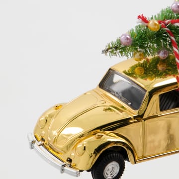 Dekoracja MINI Xmas Car - Złota - House Doctor