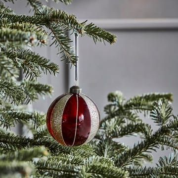 Zestaw bombek Mult Ø10 cm 4 szt. - Bordowy - House Doctor