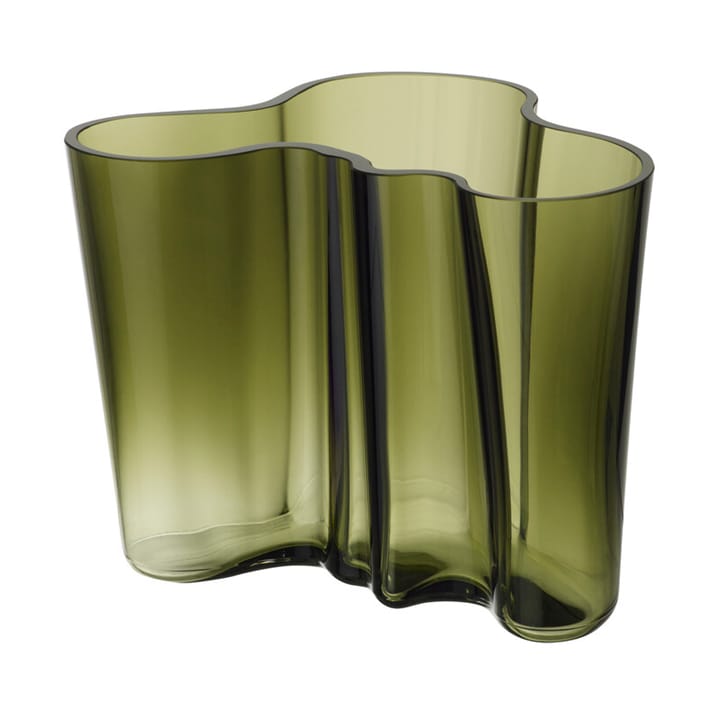 Alvar Aalto wazon, moss green - 160 mm - Iittala