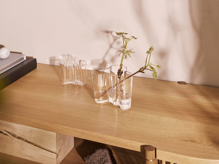 Alvar Aalto wazon, Savoy clear, 120 mm Iittala