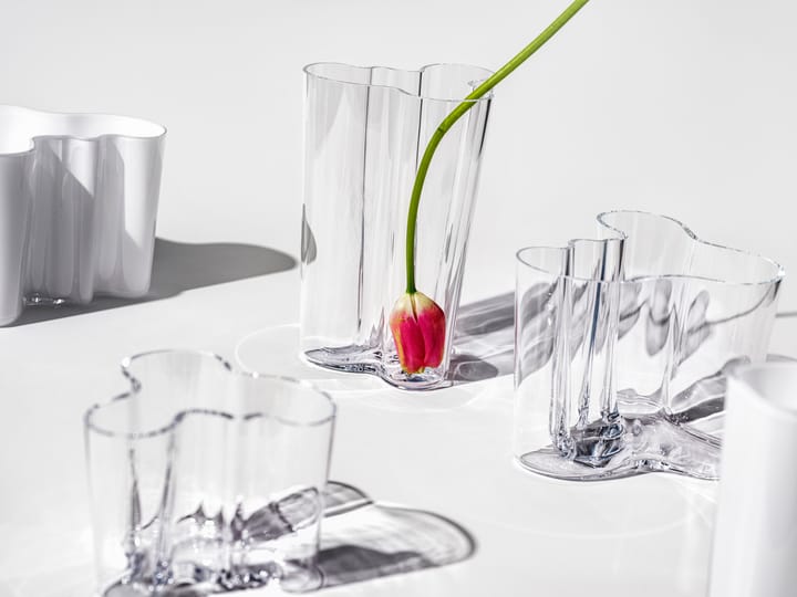 Alvar Aalto wazon, Savoy clear, 120 mm Iittala