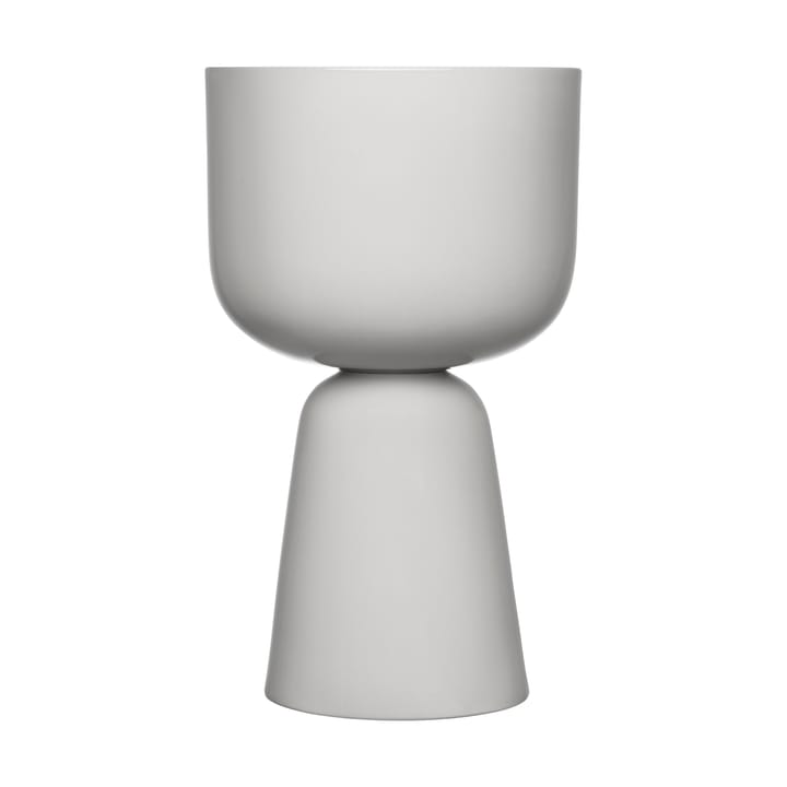 Doniczka Nappula Ø15 cm w26 cm - Jasnoszara - Iittala