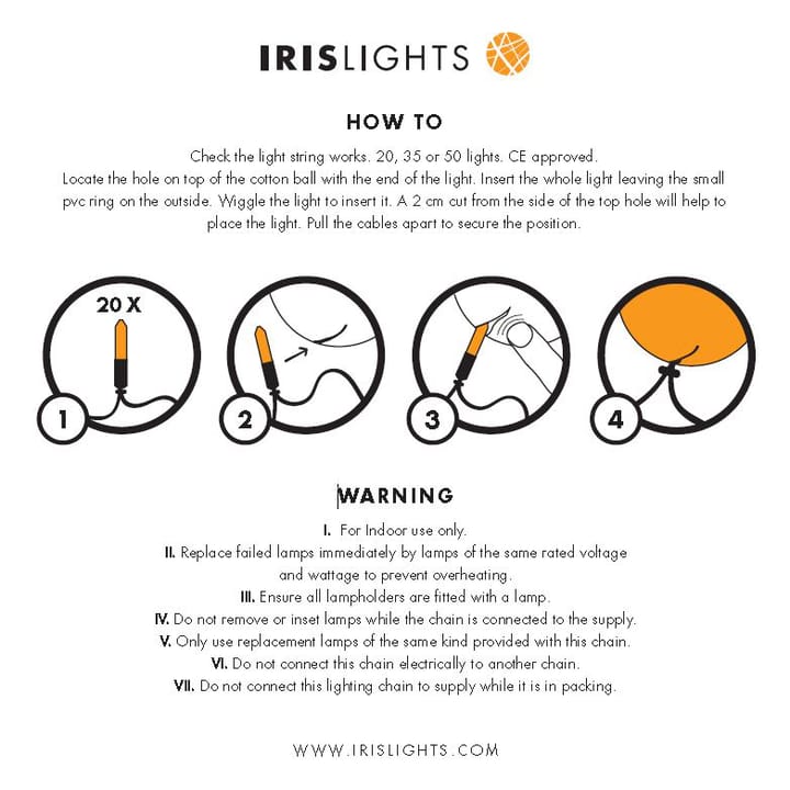 Irislights Copenhagen, 35 kul świetlnych Irislights