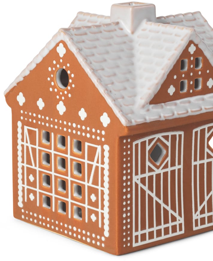 Domek świecznik Gingerbread - Stajenka - Christmas Barn 11,5 cm - Kähler