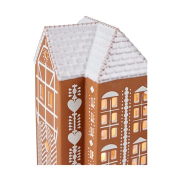 Gingerbread Świecznik duży 17 cm - brązowy - Kähler