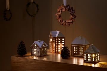 Wianek świąteczny Gingerbread Ø18.5 cm - Brązowy - Kähler