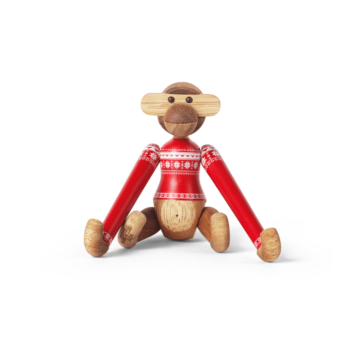 Mini małpka Kay Bojesen Christmas Jumper 2024 - Teak-Limba - Kay Bojesen Denmark