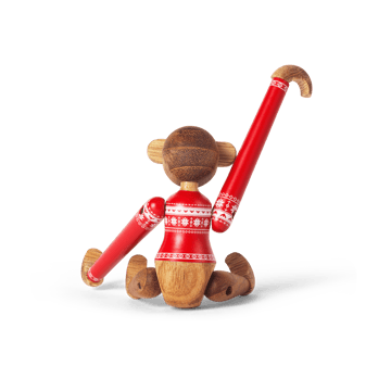 Mini małpka Kay Bojesen Christmas Jumper 2024 - Teak-Limba - Kay Bojesen Denmark